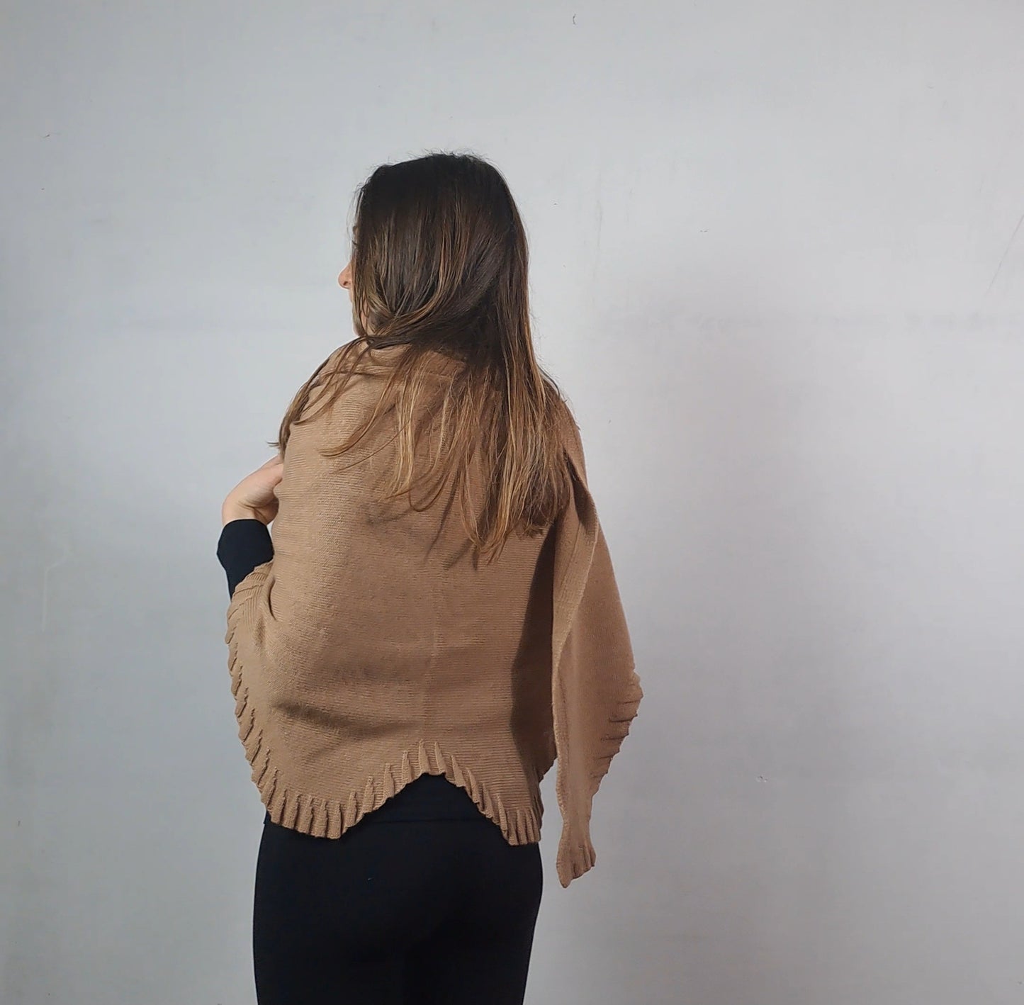 Stola in cashmere e lana merino