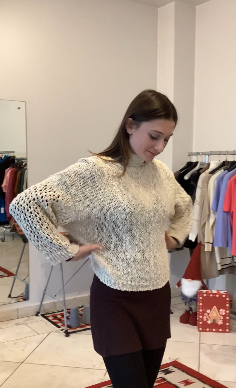 Maglia in puro cotone taglia unica